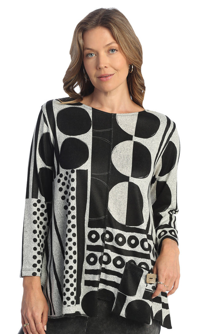 Bebop Abstract Pocket Tunic