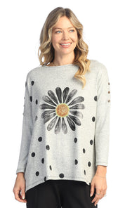 Happy Days French Brushed Knit Daisy Top