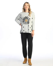 Happy Days French Brushed Knit Daisy Top